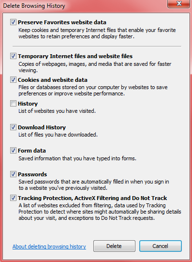 Cache Options